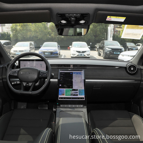 Cool puro auto elettrica Enovate ME7 in stock 410 km Batteria SUV SUV Electric Automobile Chinese EV auto